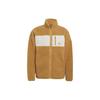 Logo Casual Spliced Stand Collar Sports Jacket Unisex Jackets Yellow HI1185