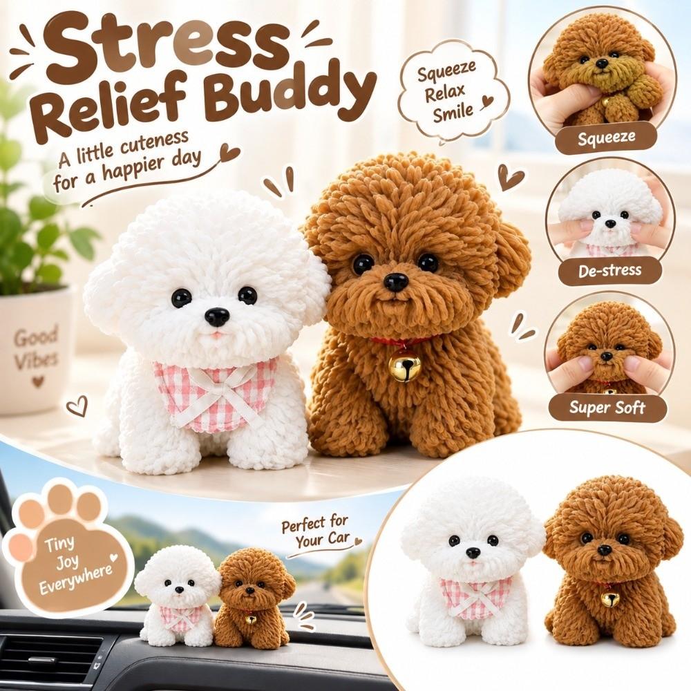 Soft Hand Feel Fidget Toy Ornament Slow Rebound Foam Car Dashboard Ornament Dashboard Decor Office