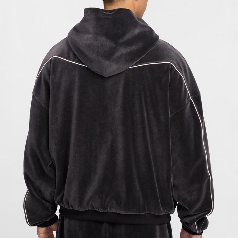 Nike LeBron Men's Velour Full-Zip Basketball Hoodie IM0636-010