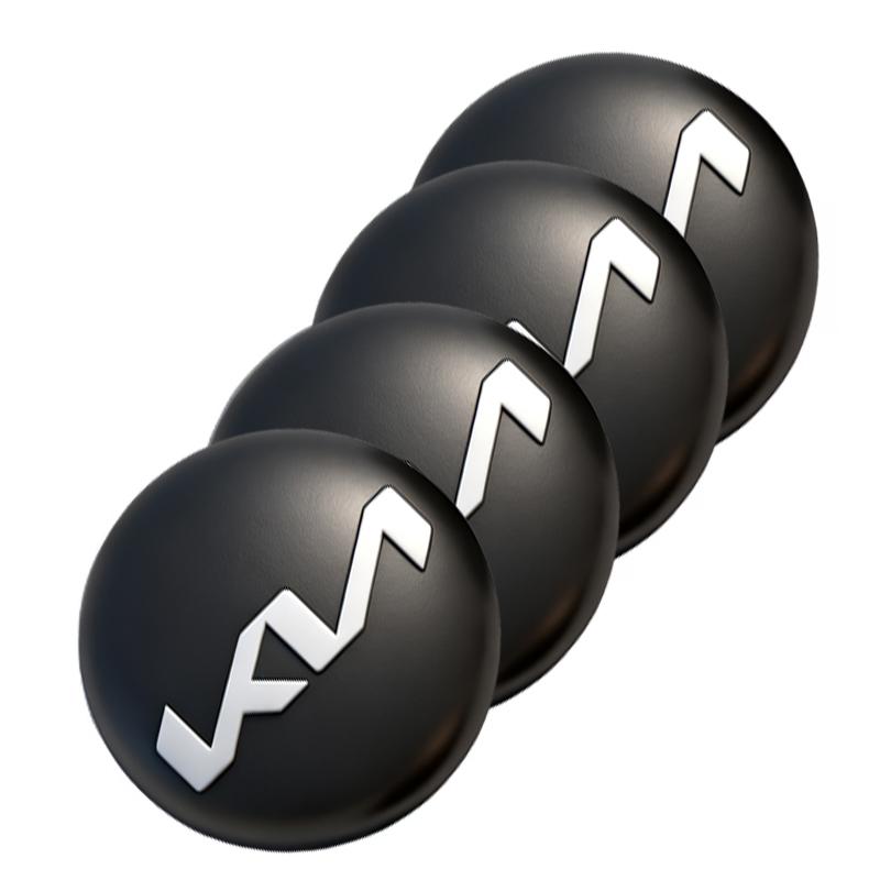 TTPT4 KIA Car Wheel Center Hub Cap Emblem Sticker Accessories For KIA EV6 Stinger RIO Sorento Picanto Ceed Borrego Syros K4 K5 K8 K9