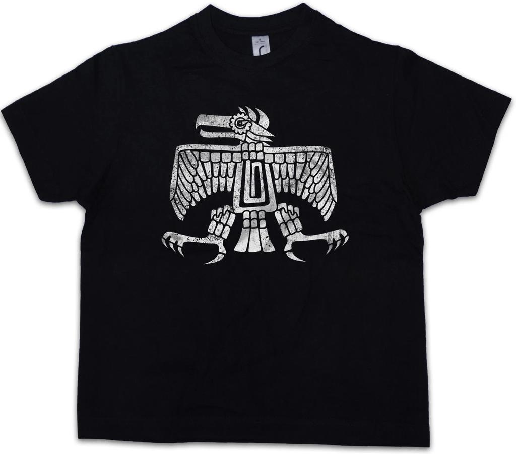 AZTEC EAGLE Kids Boys T-Shirt Indians Indian Sign Civilization Mayans Religion