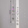Crystal Suncatcher Sun Moon Tree Wind Chime Prisms Hanging Angel Butterfly Pendants Rainbow Chaser Garden Decor Window Drop Bell
