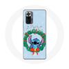 Case for Xiaomi Redmi Note 10 Pro Stitch Snow Merry Christmas Blue