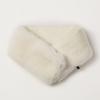 LALA Magnetic Fur Scarf - Ivory