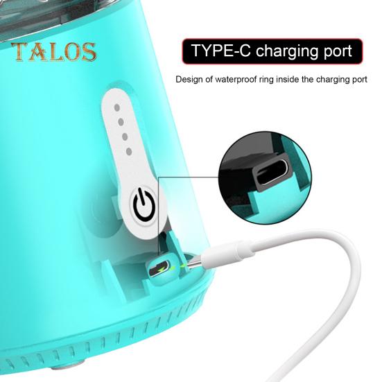 Беспроводная портативная соковыжималка, блендер, миксер для фруктов с острыми лезвиями, без бисфенола-А, можно мыть в посудомоечной машине, мощный мотор, машина для смешивания фруктов, чашка соковыжималки