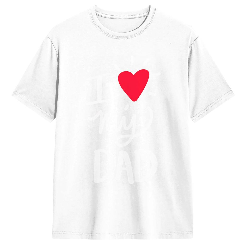 Fathers Day T Shirt Unisex Pure Cotton Novelty TShirts Round Neck Tees Short Sleeve Clothes Gift Idea