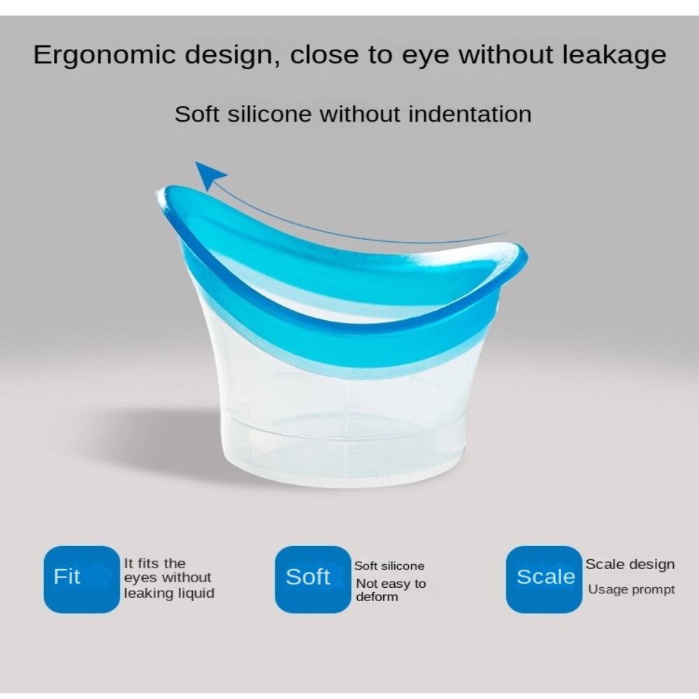 Soft Eyewash Cup Resuable Flushing Rinse Cups Eye Bath Cup Elderly Women Men Children