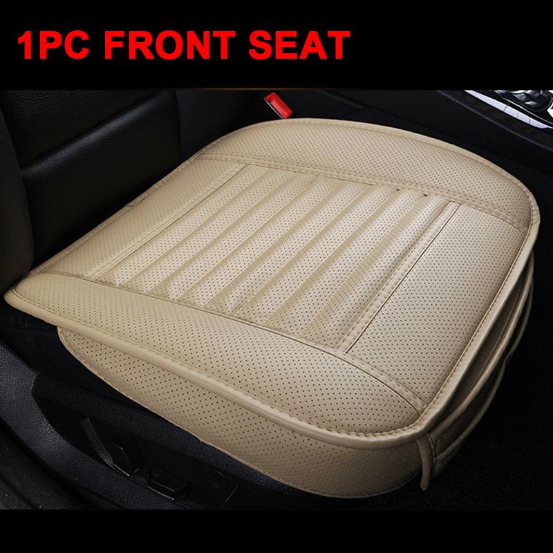 Universal 5D Car PU Leather Front Seat Rear Seat Seat Cover Pad Breathable Seat Pad Cushion