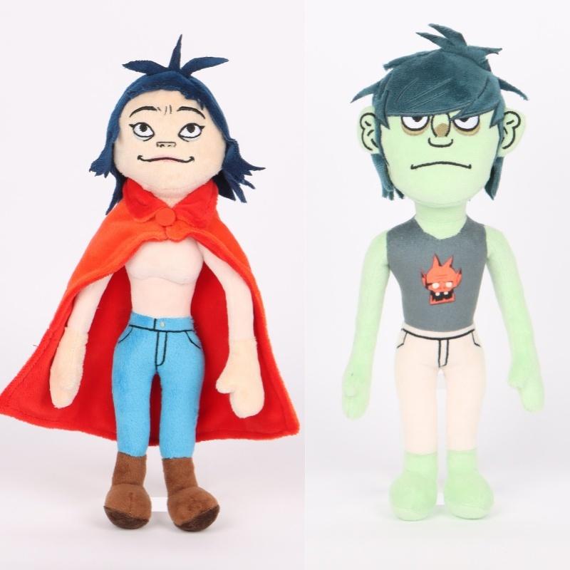 Новости Gorillaz Плюшевая кукла Нудл Аниме Персонаж Нудл D Аксессуары Игрушка Кукла Мёрдок Рассел Мягкие Плюшевые Куклы Подарки для Фанатов