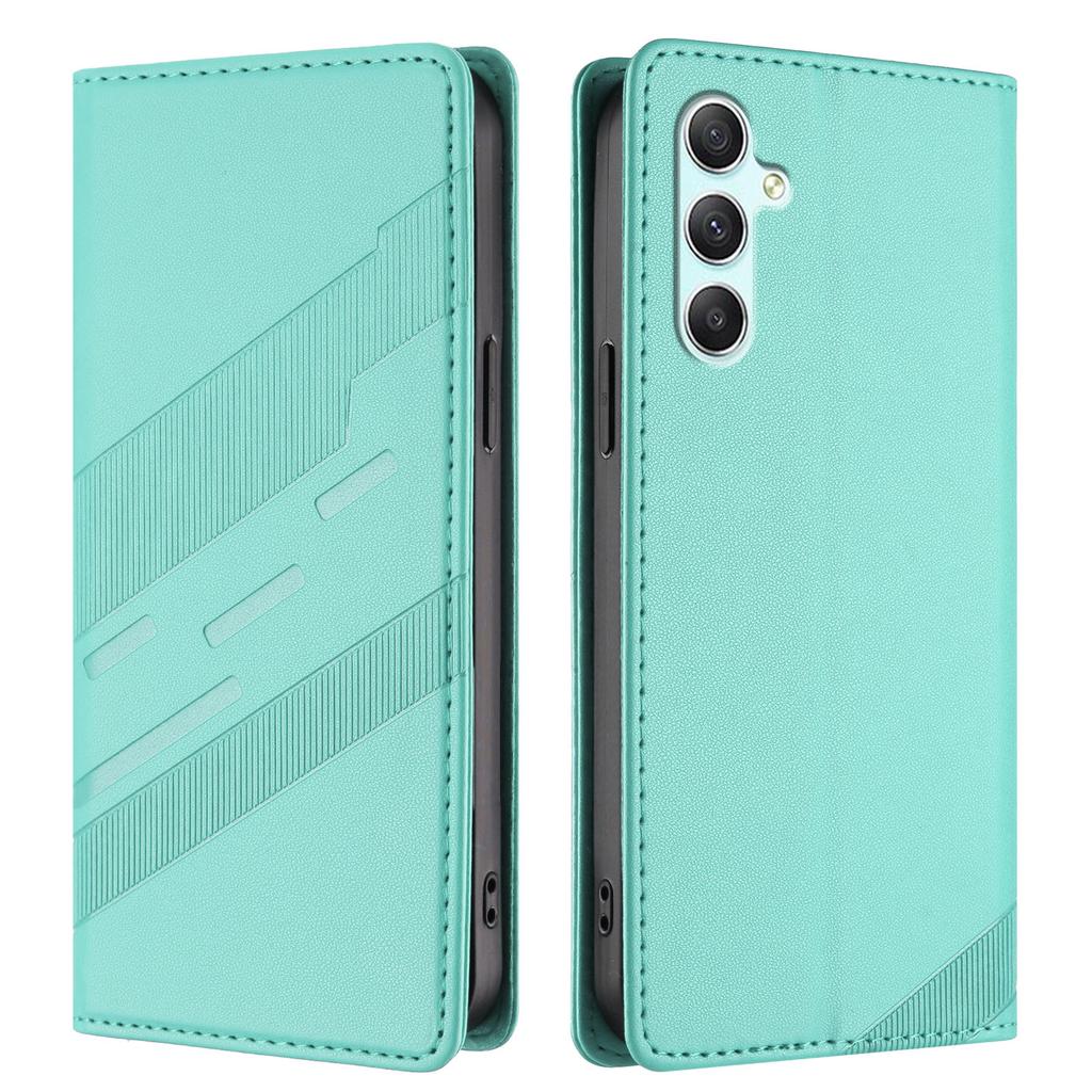 Для Samsung Galaxy A34 5G Чехлы для телефонов Панк-стиль Тисненый Кошелек Подставка Кожаный чехол