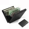 Portable Classic Stainless Steel Credit Card Holder Men Slim Anti Protect Travel Id Cardholder Women Rfid Wallet Metal Case