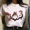 Studio Ghibli Spirited Away Hayao Miyazaki Kawaii Print T -Shirt Women Harajuku Aesthetic Tshirt White Tops Anime Female T Shirt