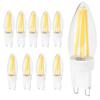 10Pcs G9 LED Bulb 3W Warm White Light Lamp Bi Pin Base Bulb Chandelier Lighting Accessories AC110V