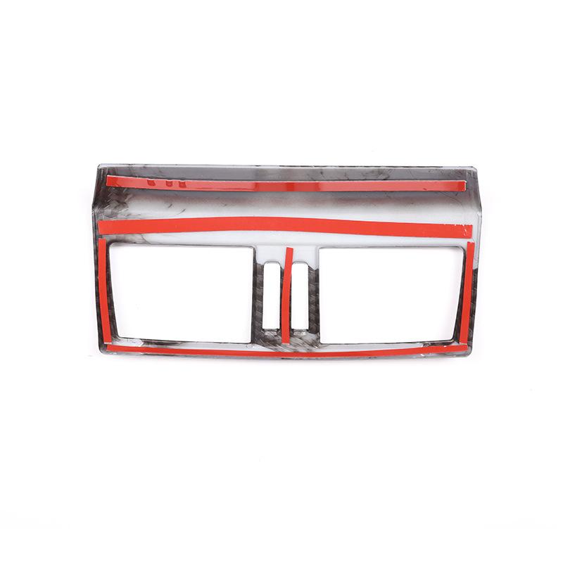 Задняя часть автомобиля, вентиляционное отверстие для кондиционирования воздуха, рамка из АБС-пластика, декоративные детали для BMW X5 E70 X6 E71 2008-13, автостайлинг интерьера