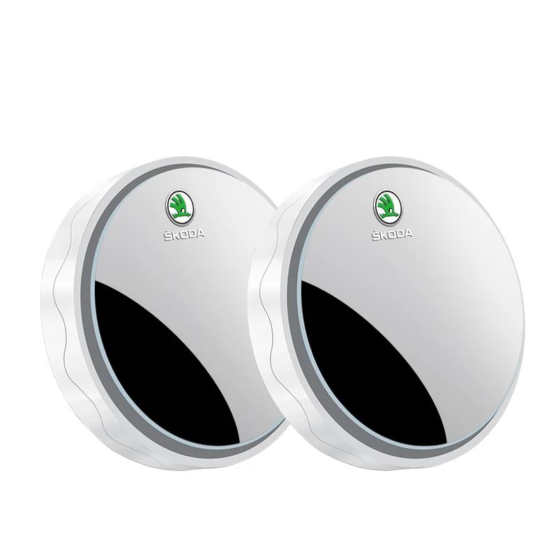 2Pcs Car Rearview Sucker Mirrors 360° Blind Spot Mirror for skoda octavia a5 a4 fabia superb rapid mk3 yeti Car Accessories  ZJ9