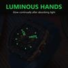 MINIFOCUS Fashion Men’s Silicone Strap Watch Trend Casual Quartz Wristwatch Luminous Waterproof Outdoor Sports Timepiece 0399G