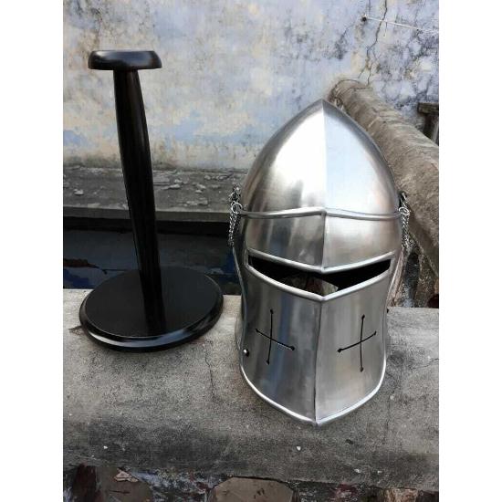 Стальной средневековый шлем Barbuta Armor лучший рыцарский шлем с подарком внутреннего вкладыша