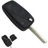 Key Shell for Fiat Panda 2003-2012 Plip Remote Control 3 Buttons with Blade Phonillico®