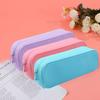 Portable Cute Fashion Pencil Holder Bag Colorful Silicone Pencil Case Storage Pouch Student School Stationery Supplies