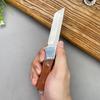 Outdoor Portable Sharp Bone Cutting Knife Kitchen Home Fruit Knife Camping Hand Handle Mongolian Meat Knife Solid Wood Handle
