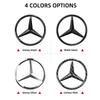 1pc 52mm 57mm Car Interior Steering Wheel Emblem Badge Stickers Accessories For Mercedes Benz AMG Class W204 W205 W203 W206 W220 TNT8