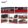 Portable L-Shaped Flood Barrier