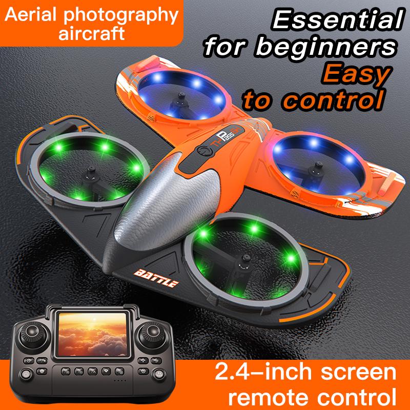 2025 NEW RX122 Drone HD Camera Three speed regulation Aerial Headless mode Photography with Screen RC four-axis Drone Toys