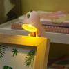 1pc Mini Cute Cartoon Pet Table Lamp Folding Dimmiable Adjustable Angle AAA Battery Powered LED Night Light Eye Protection Lamp