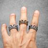 Эстетическая корона мужские кольца из нержавеющей стали панк-рок винтажные крутые вещи модные ювелирные изделия аксессуары для женщин подарок