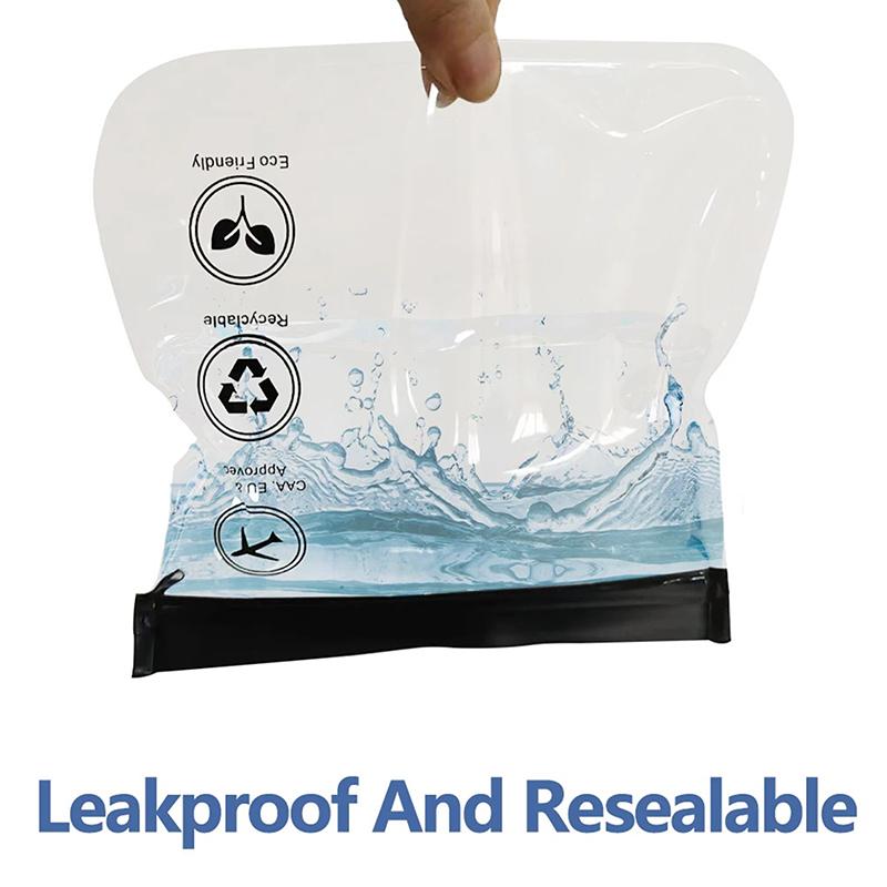 Прозрачная сумка для багажа, дорожная, герметичная, для косметички, водонепроницаемая, для женщин, многоразовая, для безопасности в аэропорту, туалетная сумка