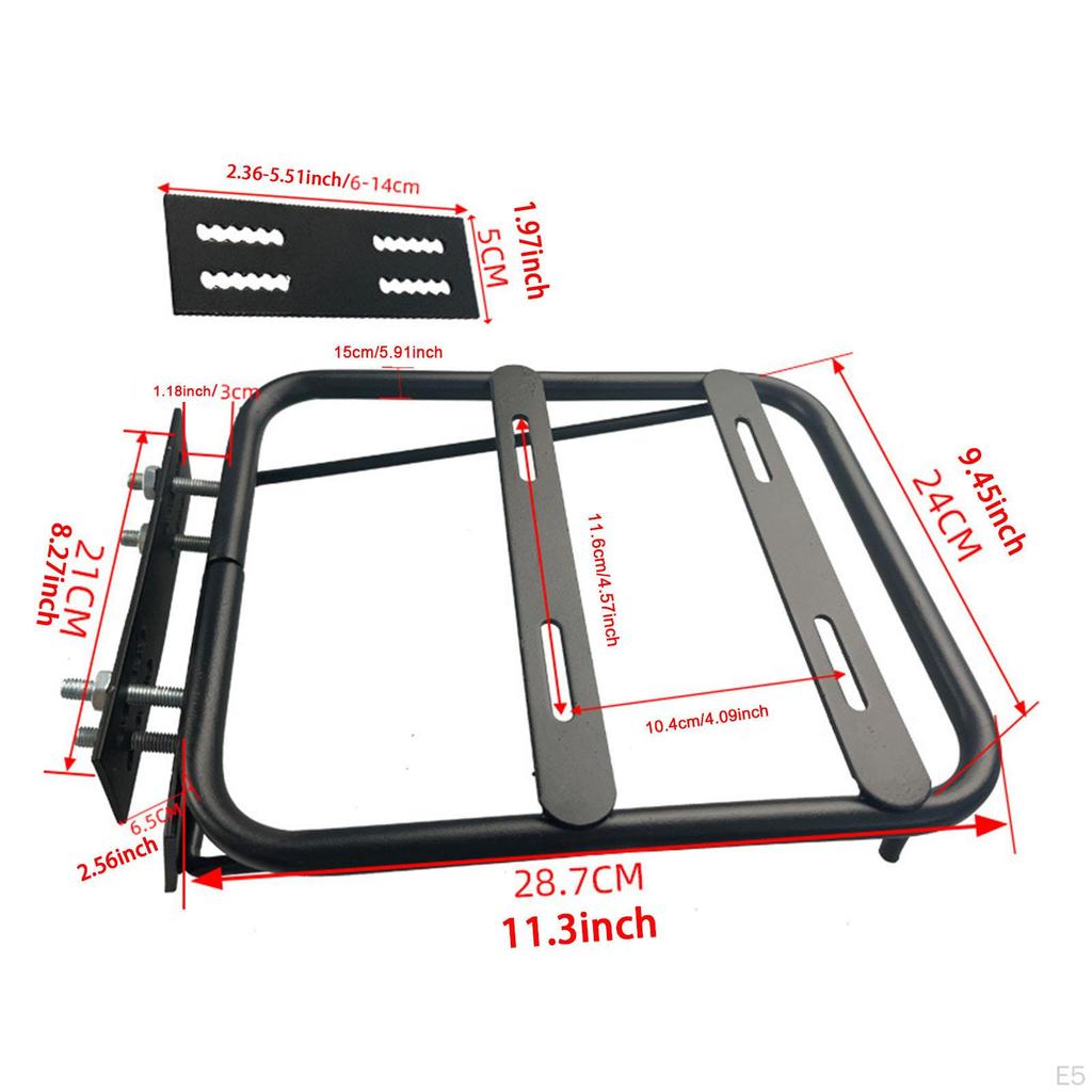 Монтажный кронштейн для заднего багажника E Bike, замена, простая установка, удлинение, удлинение