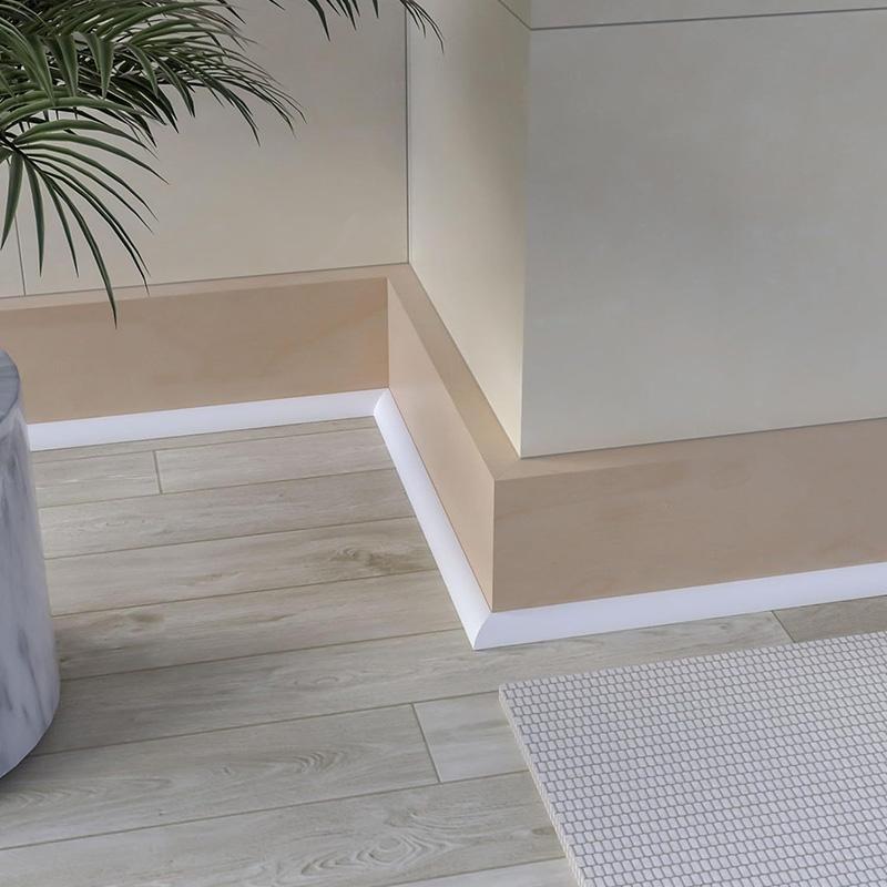 1m Water Stopper Strip Home Decorative Wall Sticker Elastic Ceiling Edge Strips Kitchen Scalloped Corner Line Bathroom