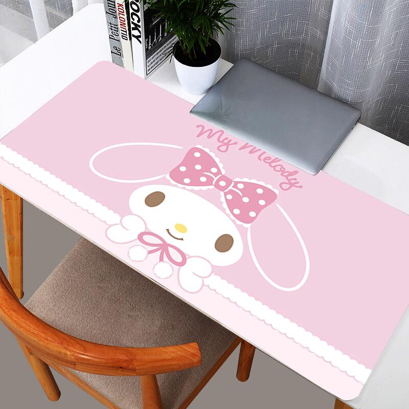 My Melody Mouse Pads Gaming Anime Dywan durable Gamer Keyboard Desk Mat Table Carpet Mousepad New x For Computer