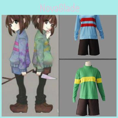 Изысканный костюм для косплея Undertale Фриск Чара, идеально подходящий для любого случая