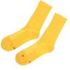 1 пара спортивных нескользящих носков, дышащие носки для баскетбола, футбола, атлетики, с защитой(желтый )