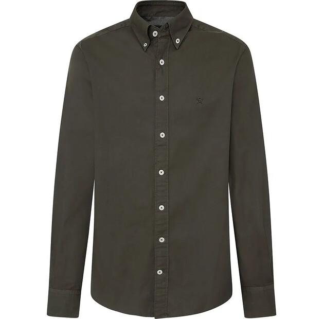 Hackett Dyed Oxford Long Sleeve Shirt