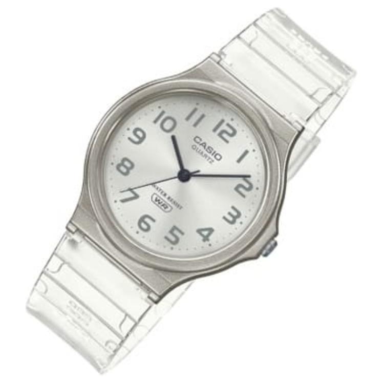 Casio Standard Series Water Resistant Electronic Movement Resin Strap Watch Women watches White MQ-24S-7B