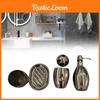 Stainless Steel Bathroom Set Storage Lotion Bottle Washbasin Cup Tool Durable