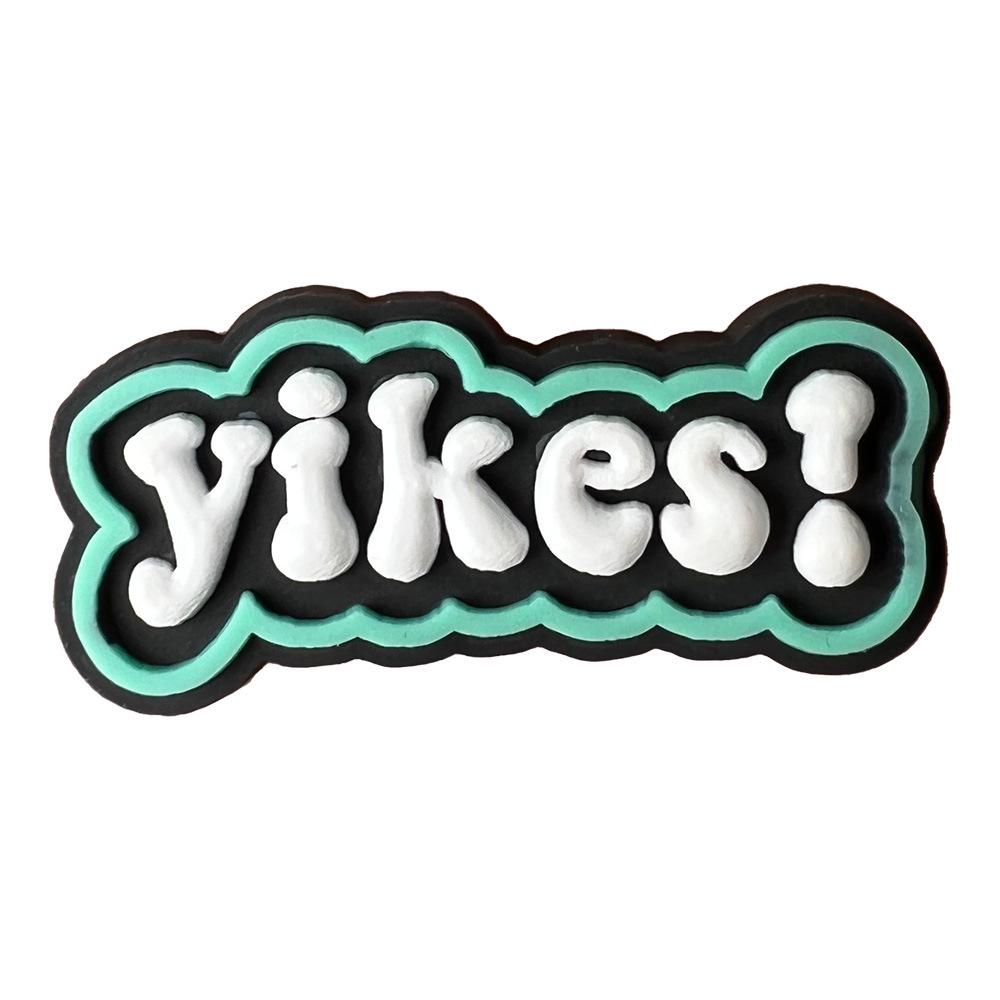 Серия фраз с буквами Мультяшные украшения для обуви-сабо: Милые ПВХ цветы и пряжки