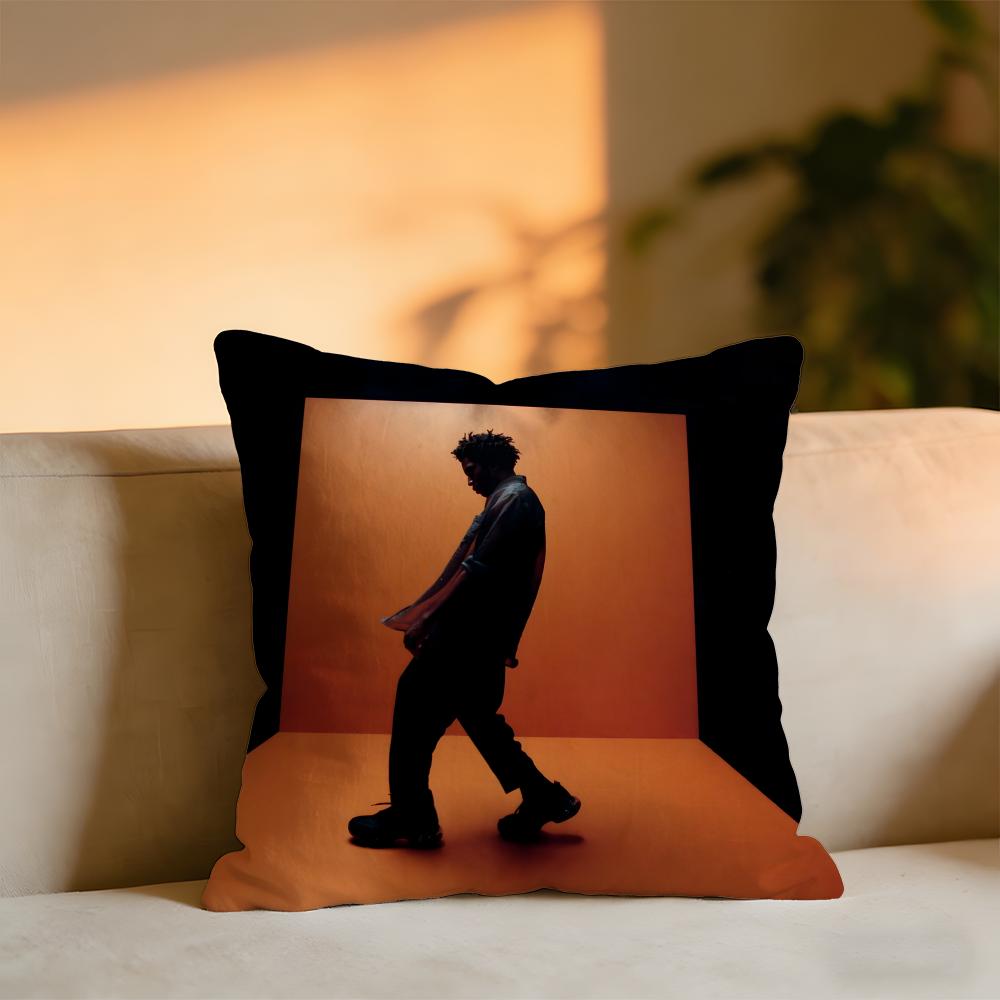 Gallant Album Cushion Cover Cozy Velvet Throw PillowSoft Warm Cushion For Sofa Bed