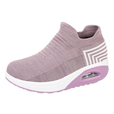 Модная весна и осень, новые женские повседневные спортивные туфли, нескользящие, легкие, с плоской сетчатой поверхностью, дышащие, вулканизированные туфли для ходьбы