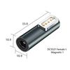 Адаптер-коннектор Type-C Female на Магнитный USB PD Быстрая Зарядка, Female на Magsafe 3 2 1 для Зарядки Macbook Air/Pro