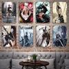 Nier Automata Replicant Игровой Постер Винтажная Жестяная Табличка Металлическая Табличка Декоративная Табличка для Паба Бара Мужской Пещеры Клуба Настенное Украшение