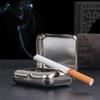 Steel 1Pcs Pocket Outdoor Portable With Lids Ashtray Smoke Holder Smoking Accessories Ash Tray