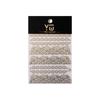 YITU Hot Stamping Nail Stickers, Light Luxury Chinese Style, Hollowed-Out Lines, Self-Adhesive Nail Art Decals YT4578.