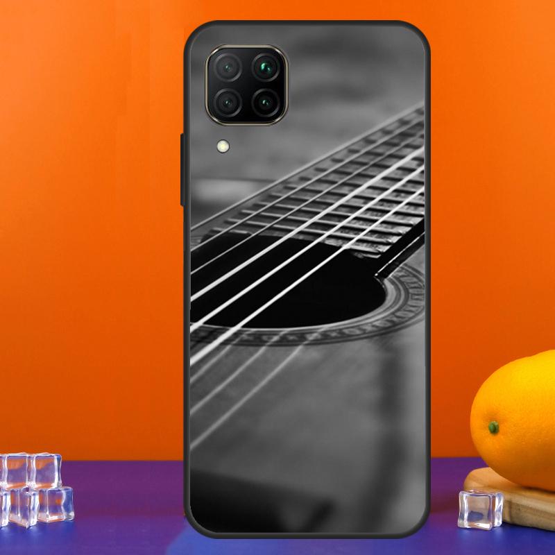 Музыкальная гитара Для Huawei Nova Y90 Y91 Y60 Y70 Y72 Y61 9 10 SE 12i 12s 11i 5T P60 Pro P20 P30 P40 Lite Чехол