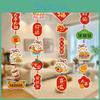 Festive New Year Hanging Decorations Paper String For Spring Festival And New Year Celebrations