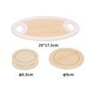 Food Afternoon Tea Set Toy Timbered  Early Educational Toys   Children Toys