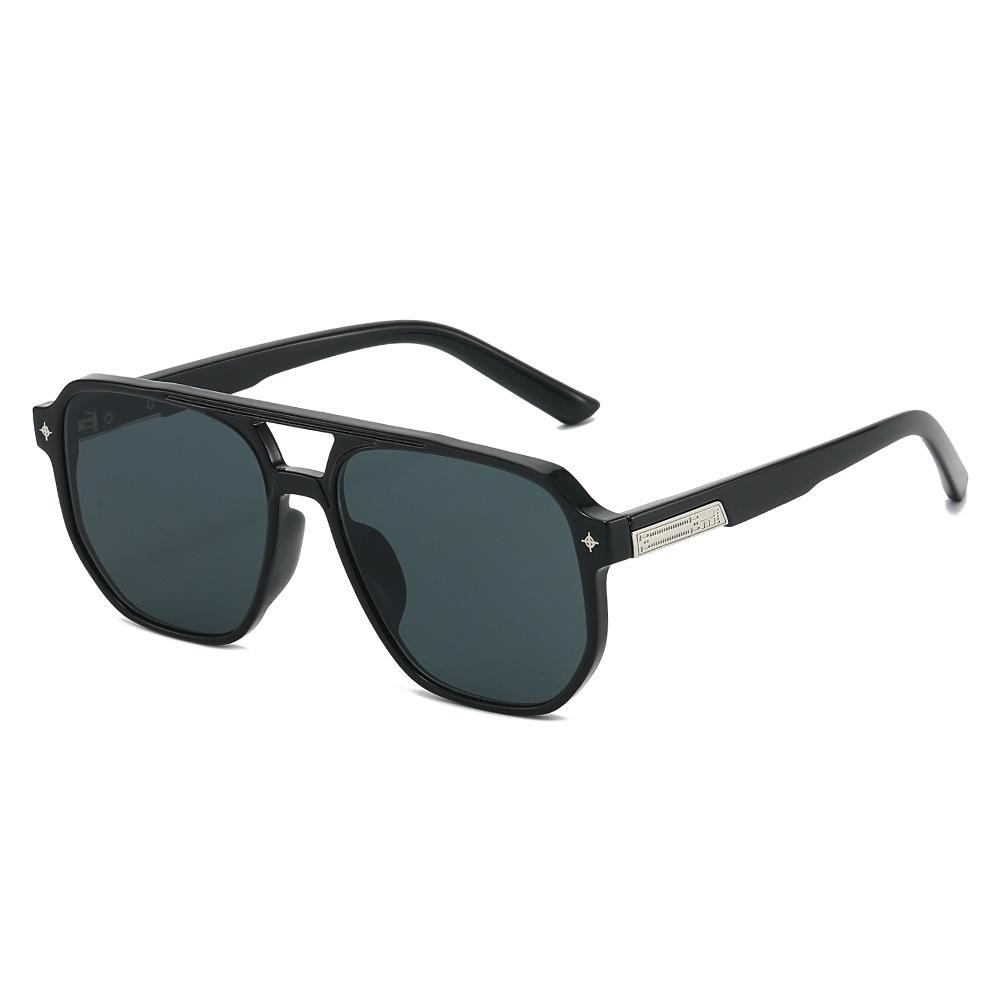 2026 New Large Frame Pilot Sunglasses Women INS Fashion Star Design Eyewear