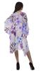 Moomaya Georgette Short Caftan Midi Dress Beach Swimwear Cover Up Womens